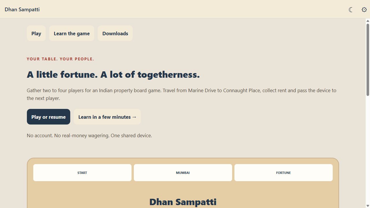Dhan Sampatti preview